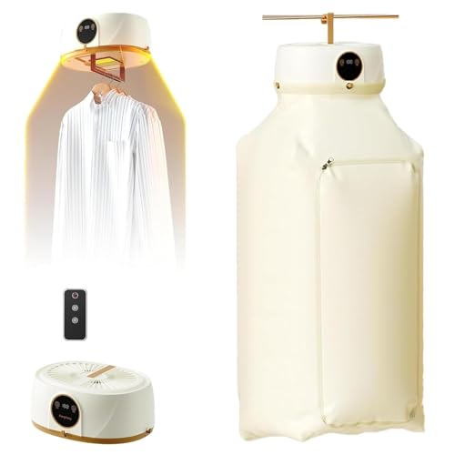 Secadora vertical eléctrica portátil ideal para planchar camisas en apartamentos pequeños