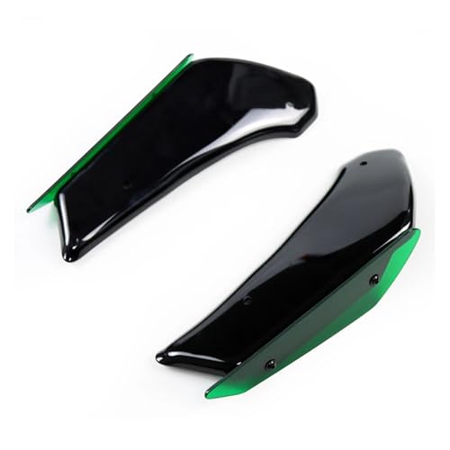 Déflecteurs d'ailes latérales pour Kawasaki ZX10R 2011-2020 - Aileron fixe vert