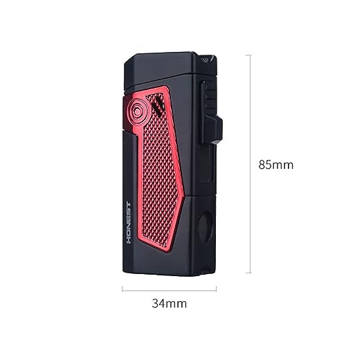 Encendedor Quad Jet Flame Recargable Butano Negro miniatura 5
