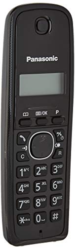 Panasonic-KX-TG1611 Téléphones (DECT Bureau Noir LCD Micro AAA Digital) [Version UK]