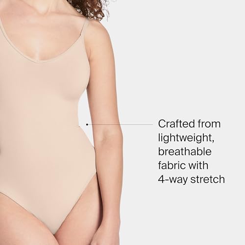 SPANXsculpt Seamless Power Thong Bodysuit - Soft, Seamless Shapewear for Women - Adjustable Straps - With Snap Closure3