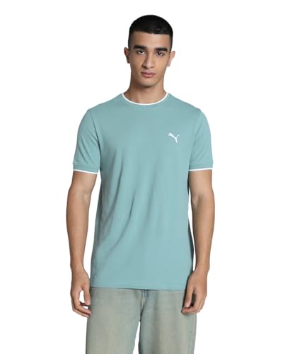 Image of Puma Men Polyester Solid Classic Fit Tees