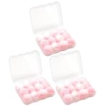 Wax Ear Plugs for Sleeping,36pcs Reusable Noise Cancelling Earplugs for Swimming,Soft Moldable Ear Plugs with Carry Case for Sensitive Ears,Perfect for Studying and Swimming