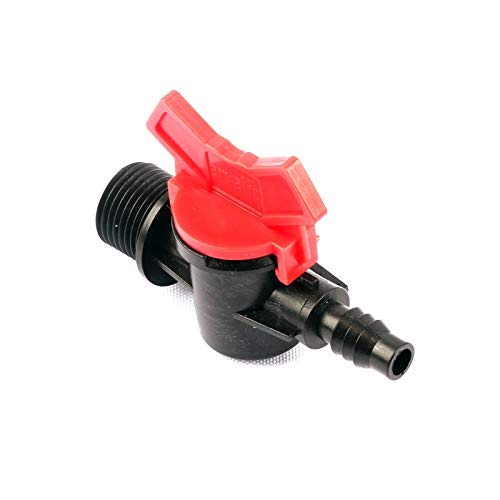 Generic 5Pcs 1/2" Thread to 8/11Mm Hose Switch Valve Connector Garden