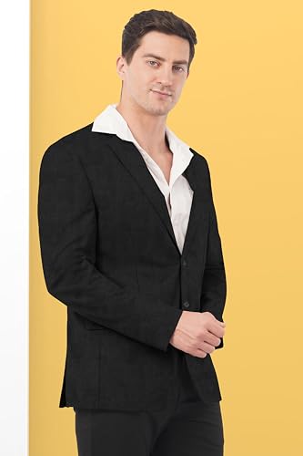 Image of SaintX Men's Premium Formal Blazer || Stretchable Triple Blend Fabric || Slim Fit || Fully Lined || Versatile Stylish Coat for Men || Professional Jacket || All Purpose