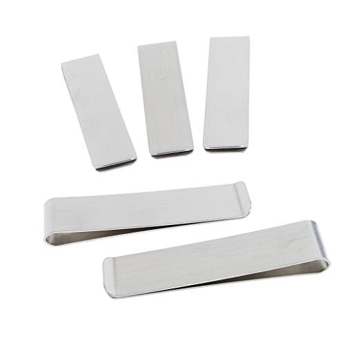 myaddiction 5/set Stainless Steel Slim Money Clip Cash Credit Cards Holder 17 x 70mm Clothing, Shoes & Accessories | Mens Accessories | Wallets