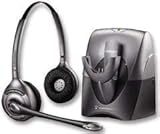 Volle Freihändige Mobilität bei Verwendung mit einem Plantronics HL10 Heber (optional, nicht im Lieferumfang enthalten)