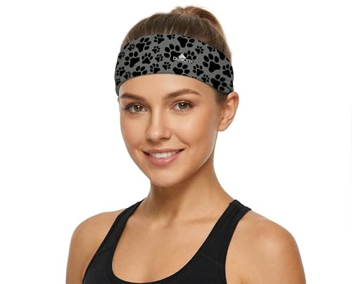 Image of Duwoni Sports Headbands for Men, Moisture Wicking Workout Headband, Sweatband Headbands for Running,Cycling,Football,Yoga,Tennis,Hiking,Hairband for Women and Men