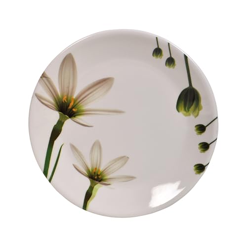 Image of Golden Fish Melamine Small Serving Snack Plates (Set of 4) - 7-Inch BPA-Free, Durable, Stylish Snack Plates for Appetizers, Desserts, & Parties (NPS-1)