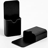 Ckoytals 2PCS Magnetic Pen Marker Holders, Magnet Pencil Cup Storage for Classroom Home Locker Black (QX163)