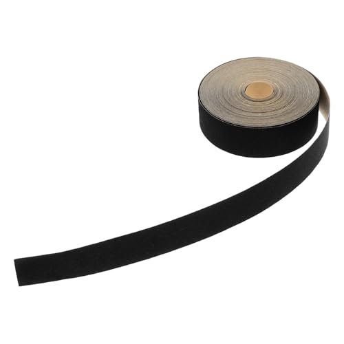 IMUSINICE Protector de Borde de Tela autoadhesiva para Pantallas de lámpara de Escritorio, Cinta Negra de 10 Metros para Uso en Muebles y decoración Simple