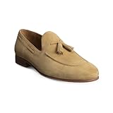 Allen Edmonds Mens Presley Slip On Tassel Loafer Ochre Leather 8 D
