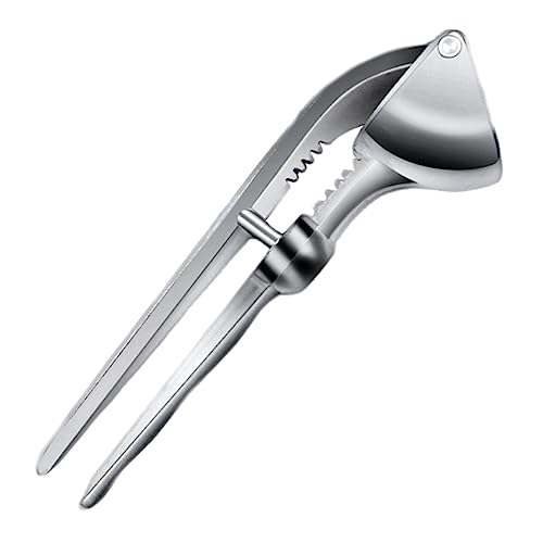 MAGICLULU Manual Garlic Crusher Aluminum Alloy Kitchen Garlic Mincer Tool for Easy Design for Home Restaurant Use
