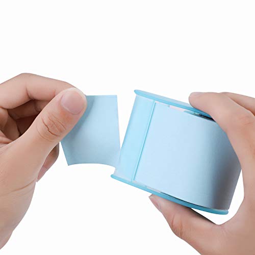 Adhesive Roll Sticky Notes with Tape Dispenser Self-Stick Note Pads with 4 Replaceable Roll Sticky Notes Tearable Style Craft Tape Dispenser Stickers Tape Stationery Supplies for Office Home School - Image 4