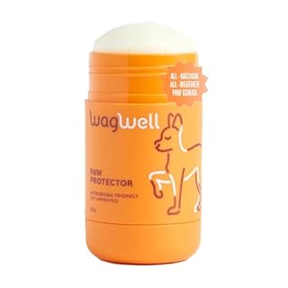 WagWell Paw Protector Dog Paw Balm | Lick-Safe, Vet-Approved Paw & Nose Balm | Microbiome-Friendly, Dermatologist Tested | Hot Pavement & Cold Weather Protection | To Hydrate, Condition & Protect Paws