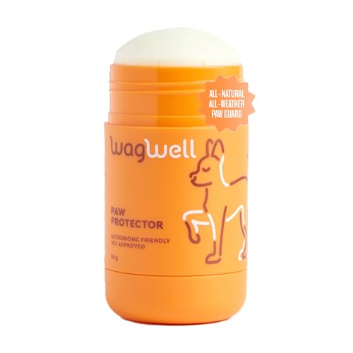 WagWell Paw Protector Dog Paw Balm | Lick-Safe, Vet-Approved Paw & Nose Balm | Microbiome-Friendly,...