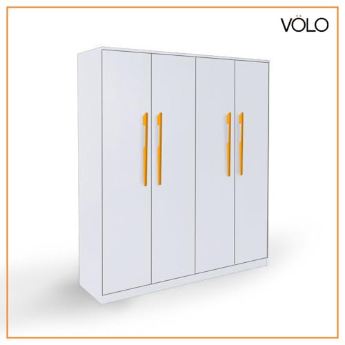 Image of VOLO Aluminium Wardrobe Handle - Elegant Pull Handle for Wardrobe Doors, Cabinet Doors, and Drawers in Kitchen, Office, and Bedroom (Pack of 2 Pieces) (SAC-40 Gold 12 Inc (288mm))