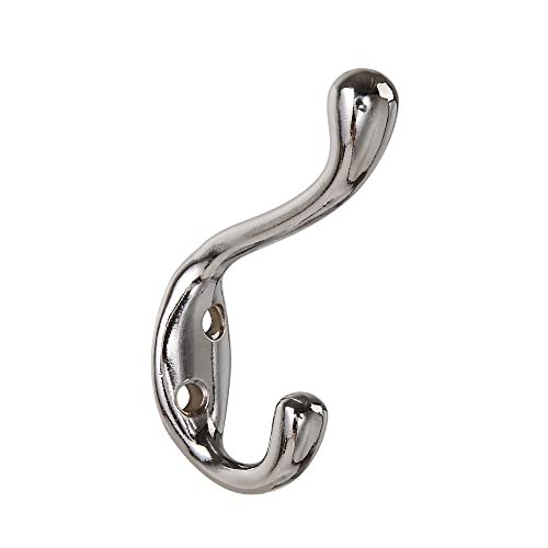 HASWARE 6 PCS Double Prong Robe Hook