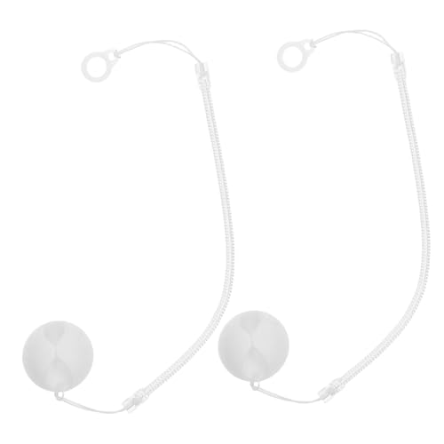 2 Pezzi Corda per fissaggio penna stilografica portapenne custodito servizio prova protettivo catena fissa sicuri attaccamento negozio perdita addominali Transparent