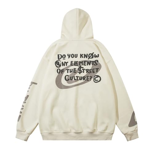 Y2k Oversized Graphic Hoodies Vintage Grunge Sweatshirts Aesthetic Print Hoodies Cool Streetwear With Hooded2