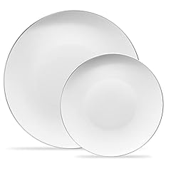 White with Silver Rim