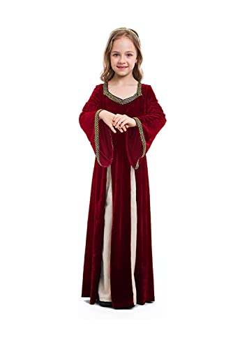 Disfraz Renacentista Medieval para Niñas Talla Small miniatura 6