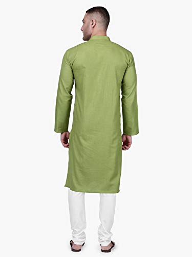 Image of Rajubhai Hargovindas Men's Premium Cotton Solid Kurta