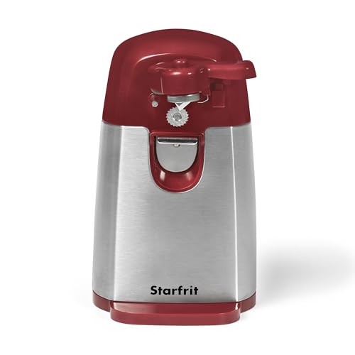 Starfrit Gourmet - MightiCan Can Opener - Holds and Leaves No Sharp Edges on Lid - Comfort Grip - Heavy Duty Non-Slip Knob - 3 Year Warranty by Starfrit - Used condition - US$16.82