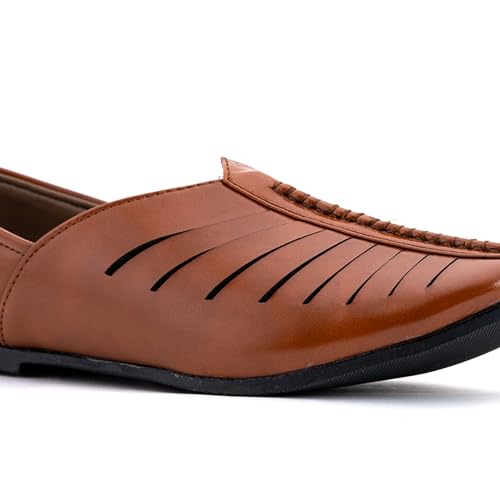 Image of Lazard Khadim's Nagra Jutti for Men