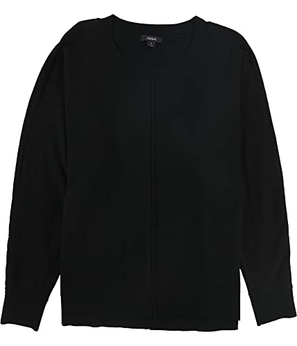 Alfani Womens Seamed Pullover Sweater, Black, Medium #TOP24