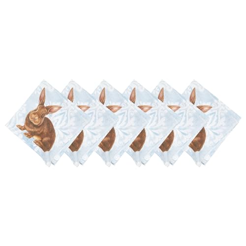 Servilletas de Tela C&F Home Azul Claro 18x18 Pulgadas x6 miniatura 1