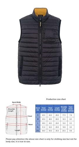 Krumba Men Puffer Vest for Winter: Sleeveless Lightweight Warm Pockets Jacket4