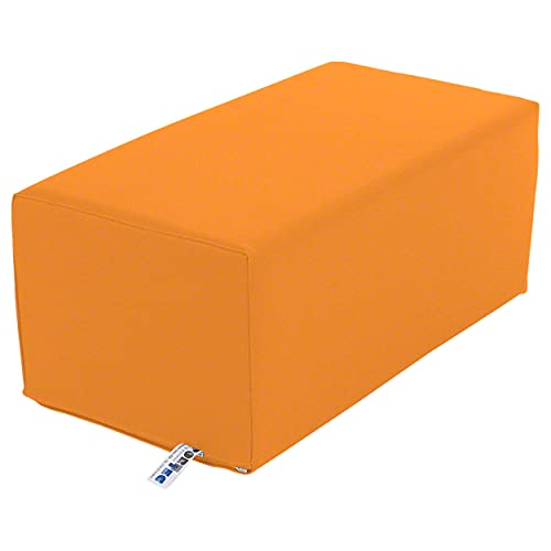 Sport-Tec Le Stockage de Niveaux Coussin Cube de positionnement Pouf Cube Cube 50 x 25 x 20 Cm, Mangue