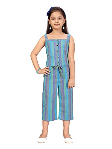 Image of Aarika Girls Blue Color Top and Pant