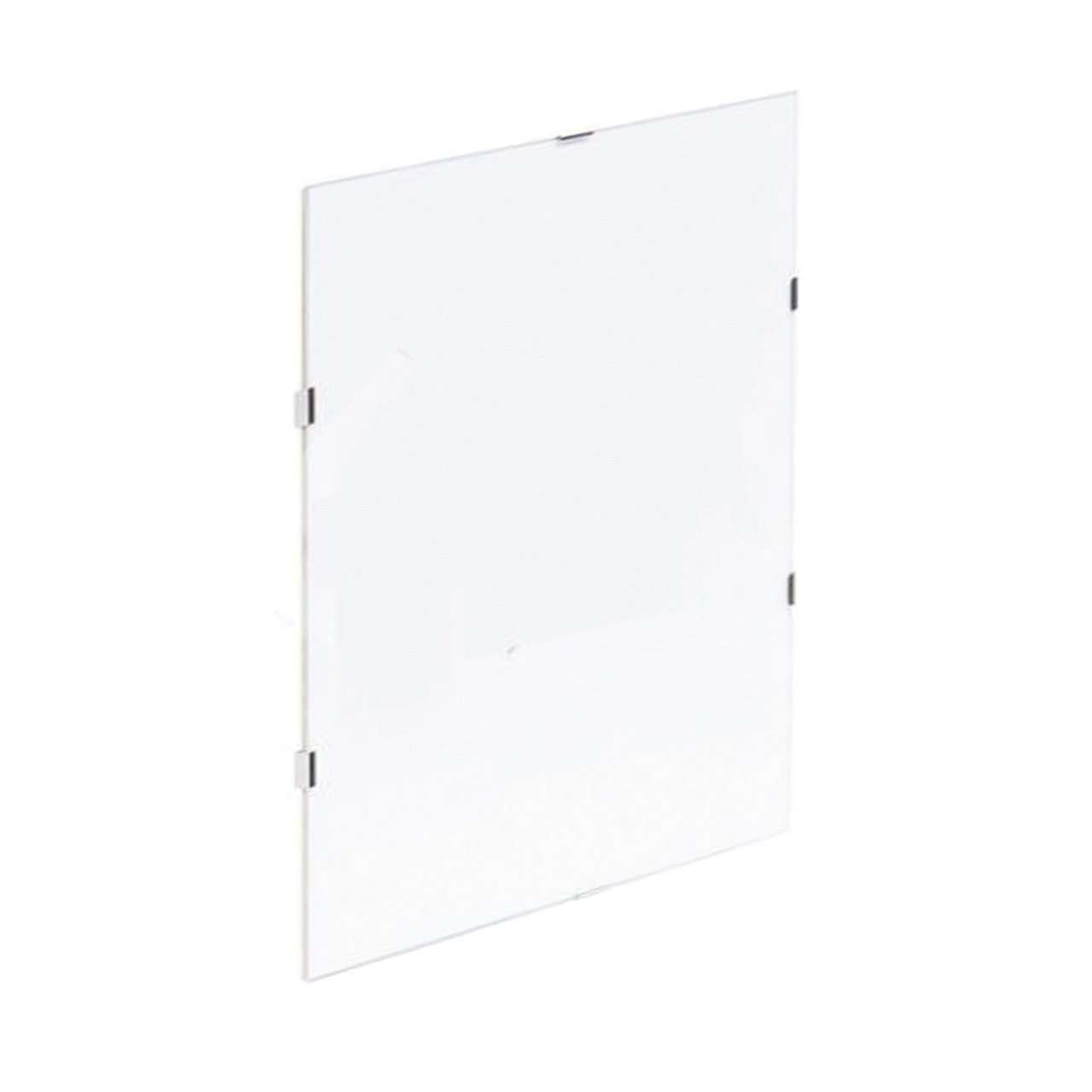 3 Cornici a Giorno Vetro Crilex Antinfortunistico Pannelli a Giorno Semplici per Foto Cartoline Stampe Avvisi Diplomi e Pubblicità per Casa e Uffici Cornici Leggere Crilex (trasparente, 50 x 70)