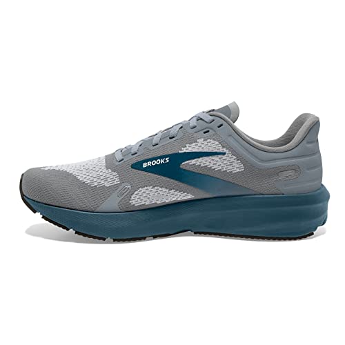 Brooks Brooks Men’s Launch 9 Neutral Running Shoe - Grey/Midnight/White - 14 Medium