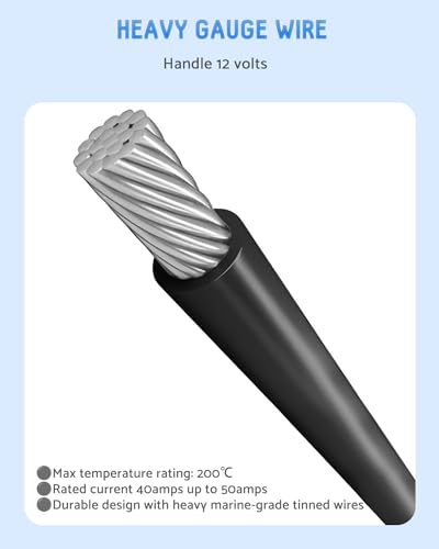 image for HKAIMING Trolling Motor Plug,Trolling Motor Plug and Receptacle 12v fo