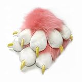 Furryvalley Fursuit Paws Furry Partial Cosplay Fluffy Claw Gloves Costume Lion Bear Props for Kids A