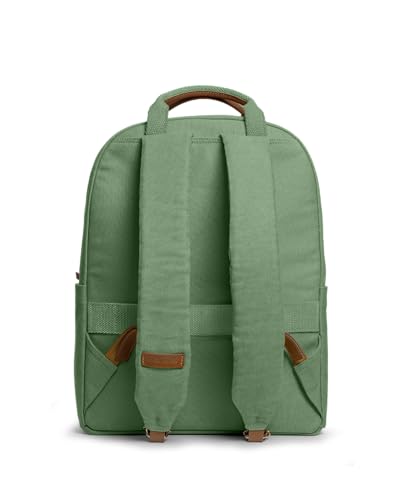 Image of DailyObjects Field Daypack Casual backpack fits upto 14 inch inch laptop with Luggage Sleeve| Unisex Travel Backpack | Made of Durable Canvas Material | Zippered Compartments with Pockets