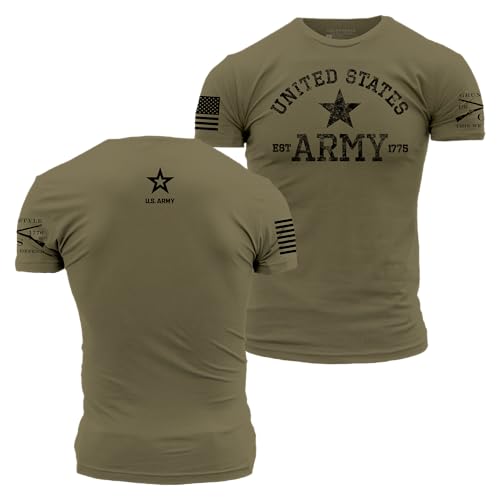 Grunt Style Army Est. 1775 Men's T-Shirt (Military Green, XLarge)