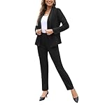Women's Fall Business Pant Suit Long Sleeve Formal 2 Piece Blazer Set Casual Office Work Outfits 2024 - Image 3