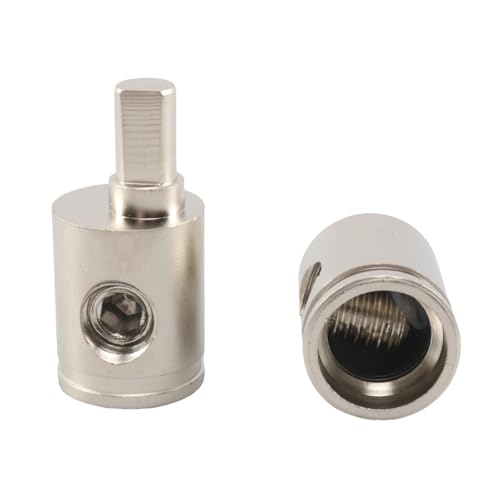REITINGE 2 conectores de cable de alta conductividad chapados en cobre 0GA a 4GA para sistemas estéreo de coche y amplificadores, conector de coche de transmisión