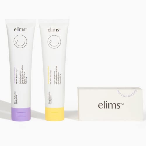 Elims Complete Dental Routine & Oral Care Kit - Includes Reflection Natural Whitening Toothpaste In Lavender Vanilla Mint & Pineapple Orange Mint And 42 Magic Melt-Away Dissolving Whitening Strips #TOP26