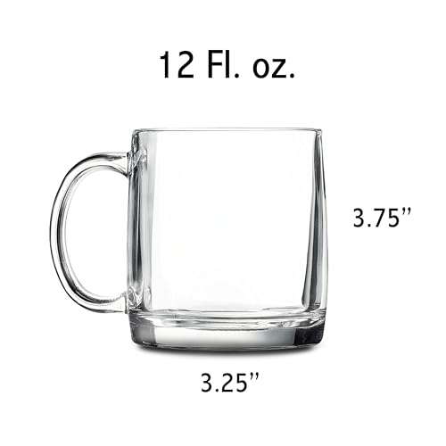 Taza de café de vidrio personalizada con grabado miniatura 5