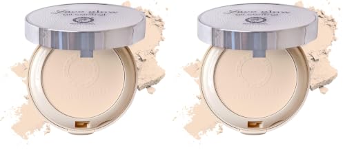 Image of Colors Queen Oil Control Compact Powder | Lightweight Face Compact for Women with SPF-15 to Protect Skin from UV Rays | Pore Minimizing, Easily Blends Pressed Powder for All Skin Types (01 - Ivory, 20g)