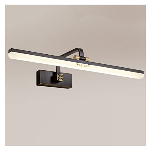 Lumière miroir LED salle de bain moderne et applique de vanité intérieure en cuivre