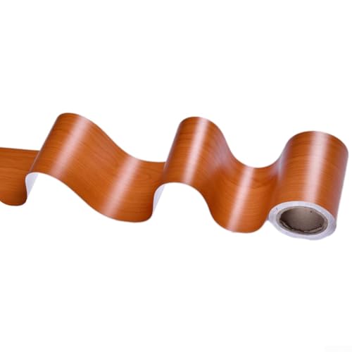 for HPLIVE Pack of 2 Wood Grain Skirting Board Door Stickers, Waterproof Windowsill Stickers (Red Cherry)