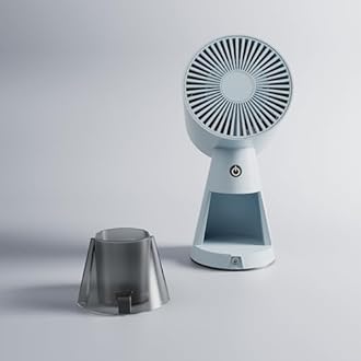 CIARRA CBPHL01 Desktop Cooker Hood Mini Household Portable Extractor Hood Black with 2 Gears Mode 2m³/min Strong Suction for Home Kitchen Fondue Hot Pot BBQ