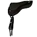 Wellington Saddlers Bareback Horse Saddle Pad - Western Equestrian Style Non-Slip Bareback Pad Suede (Black) Comes with Girth