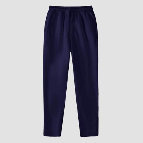 Baggy Sweatpants For Men Trendy Comfy Casual Fleece Straight Leg Elastic Waist Athletic Workout Jogger Sweat Pants3